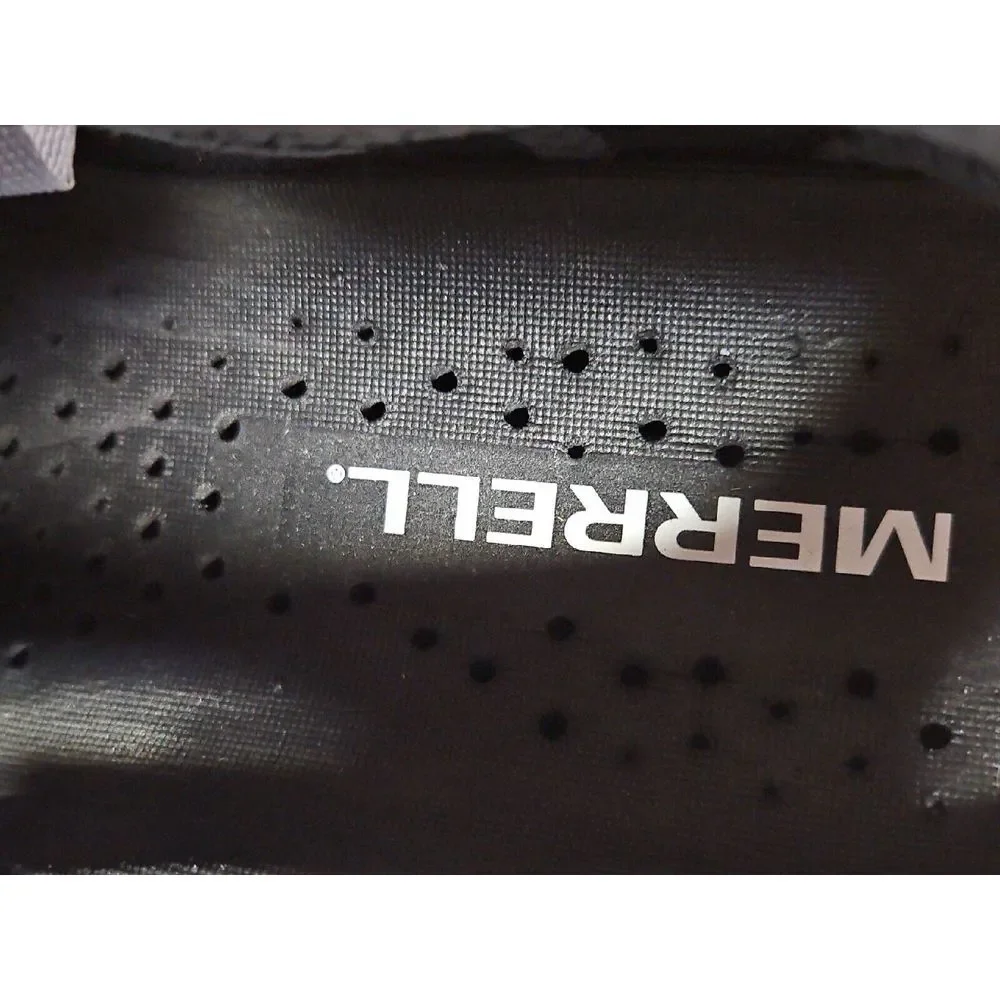 Merrell Women Hydrotrekker Sport Sandal Grey Turbulence Aqua Bungee Lace Up 5.5‎
